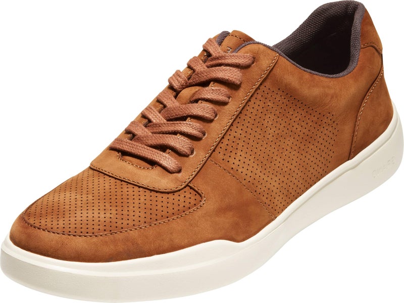 Cole HAAN Mens Grand Crosscourt Modern Perforated Sneaker, British TAN, 13-M US - Image 1